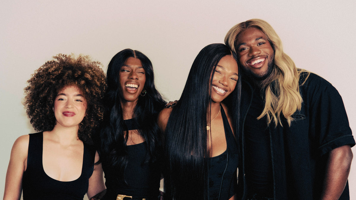 luxury hair brand editorial image natural beauty