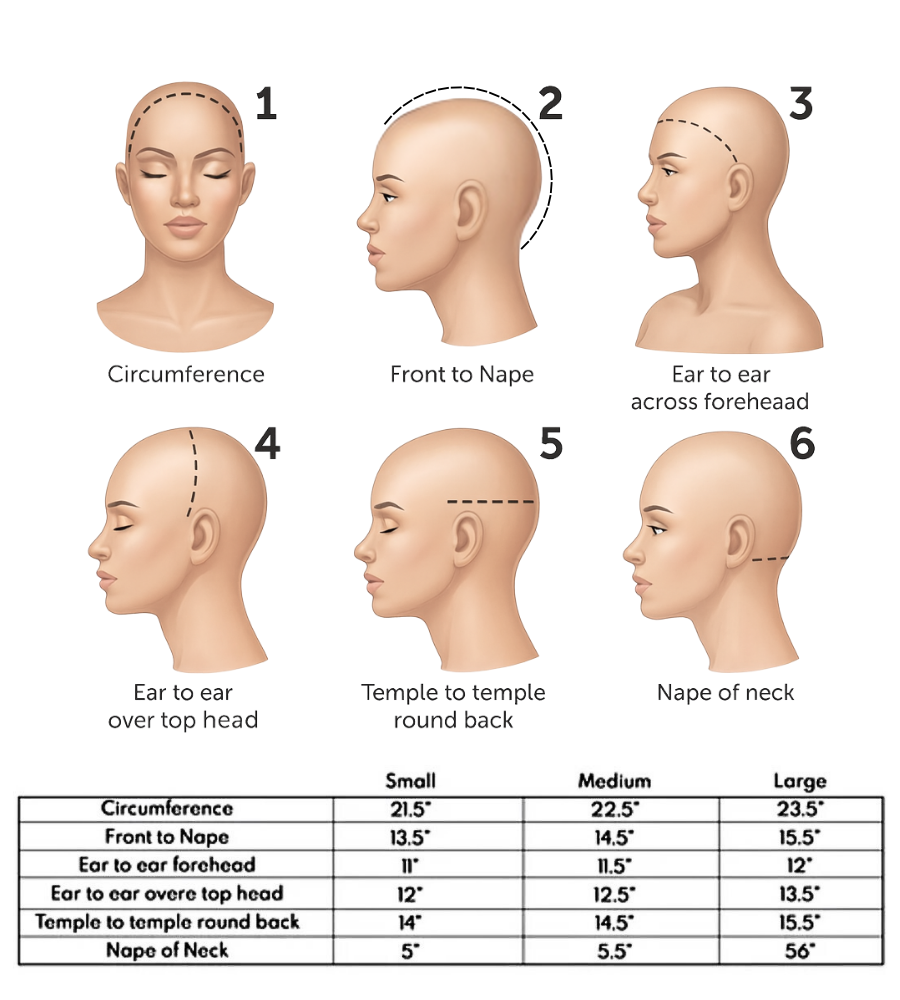 wig cap measurement guide how to measure head for wig